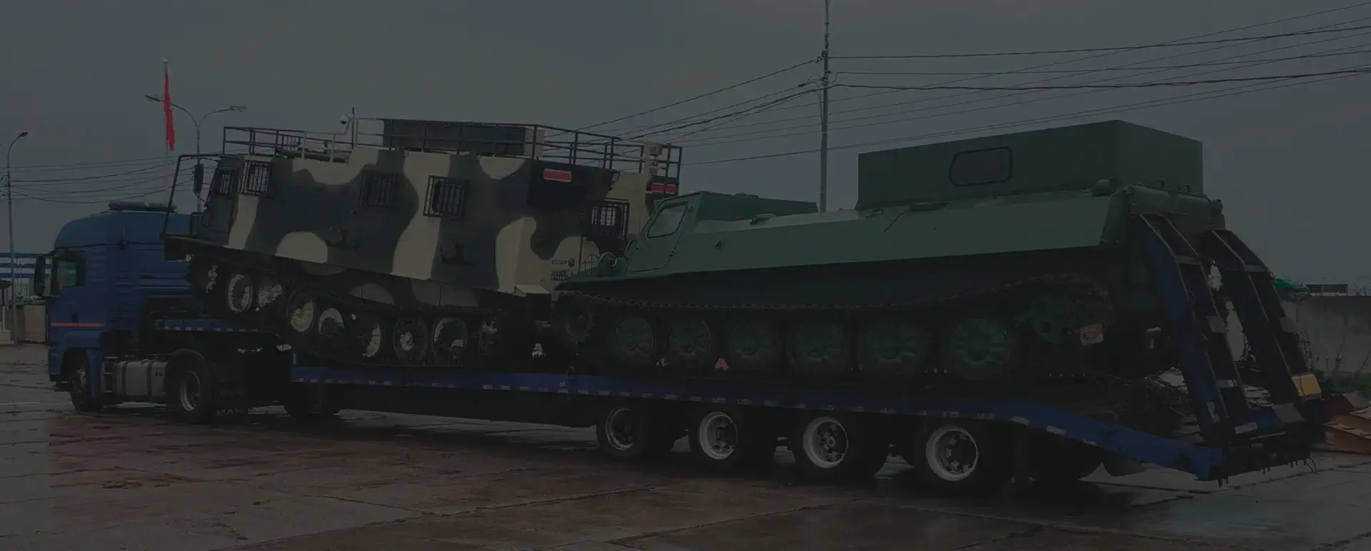 Транспортировка танков и ракет в станице Мингрельская (Южный округ - Краснодарский край) с соблюдением секретности.